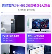 Lexar/雷克沙 LNM610 M.2接口 NVME 大容